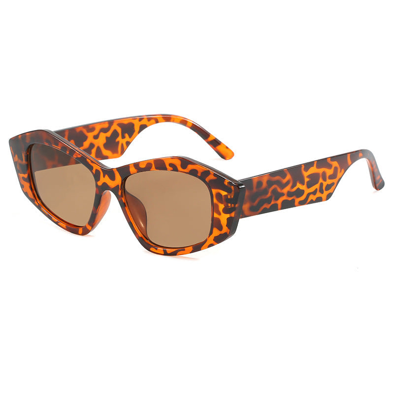 Ladies Creative Sunglasses in Exotic Leopard Pattern Kalsten