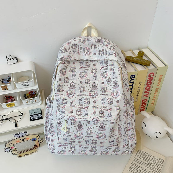 Adorable Cartoon Pattern Backpack