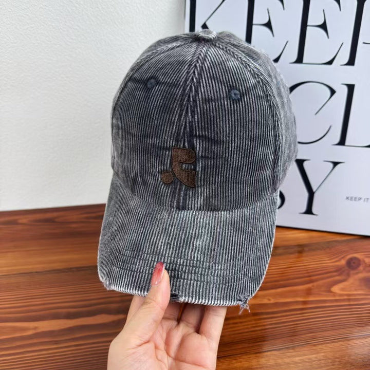 Women's Velvet Textured Baseball Cap Kalsten