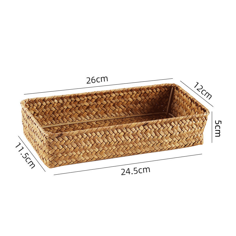 Rectangular Woven Storage Tray Kalsten