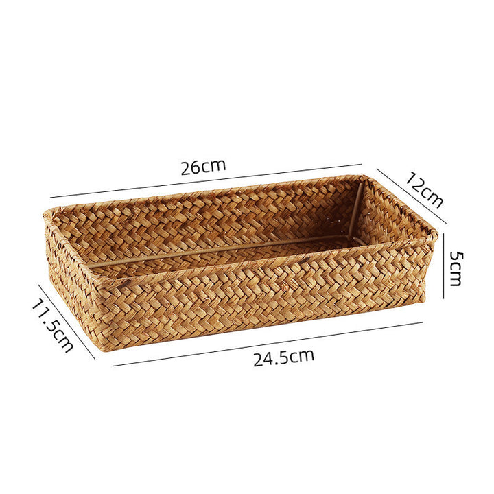 Rectangular Woven Storage Tray Kalsten