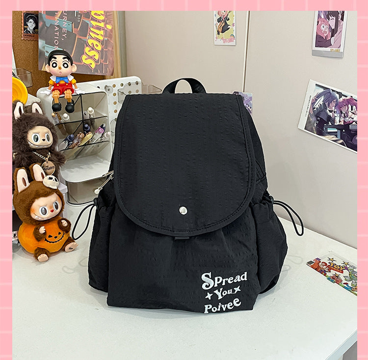 Checkered Lightweight School Backpack