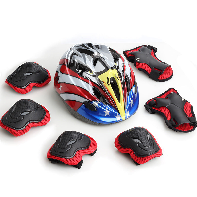 Multi-Protection Cycling Helmet and Pad Set Kalsten