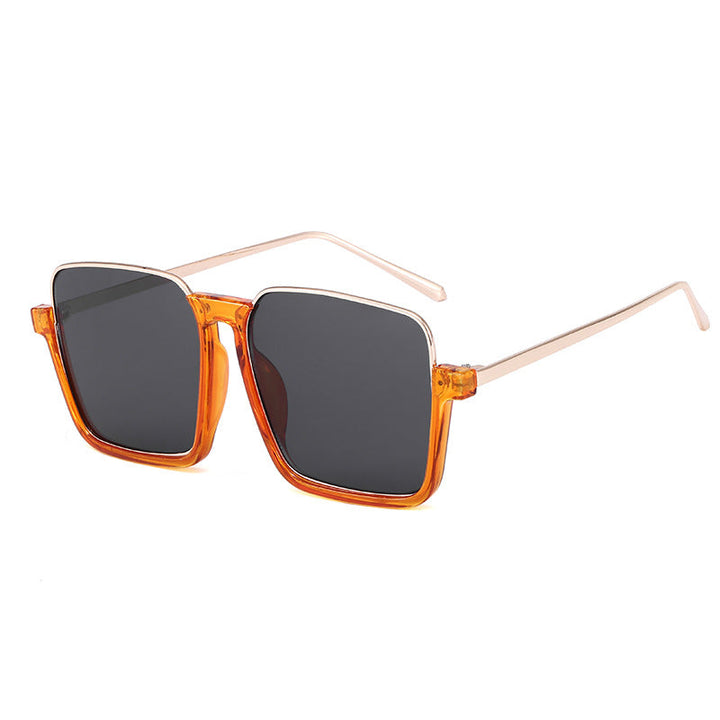 Women's square sunglasses with transparent frame and polarized lenses Kalsten
