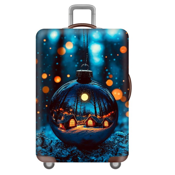 Unisex nano elastic suitcase cover with starry sky city motif, stretch protective cover for trolley luggage Kalsten