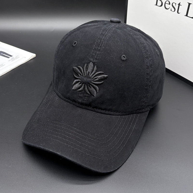 Women's Embroidered Cotton Adjustable Cap Kalsten