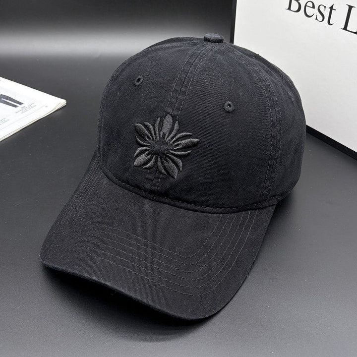 Women's Embroidered Cotton Adjustable Cap Kalsten