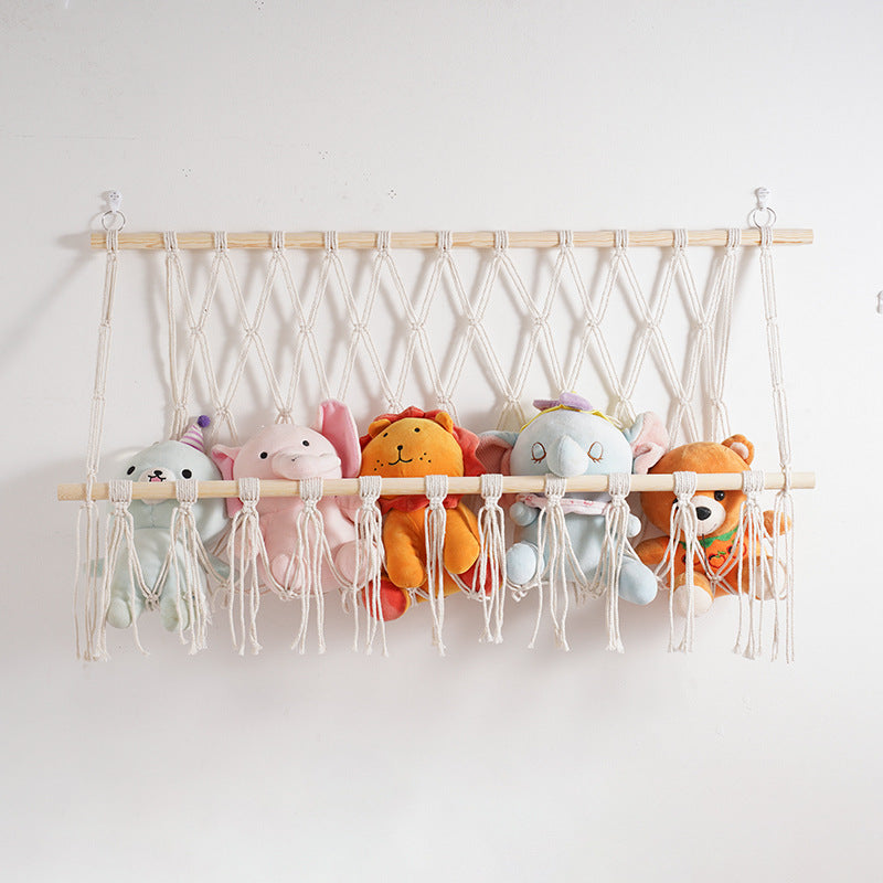 Macrame Toy Storage Hammock Acalora