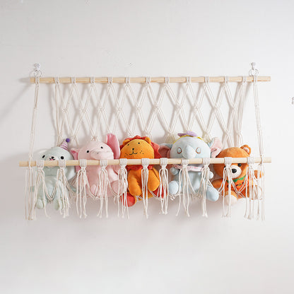 Macrame Toy Storage Hammock Acalora