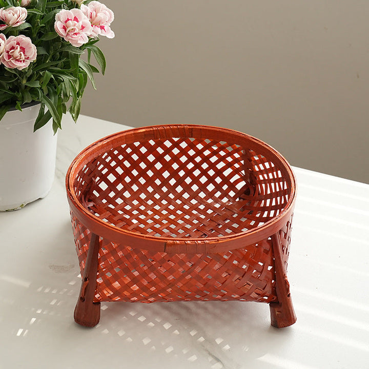 Ladies hand-woven presentation basket with stylish design Kalsten