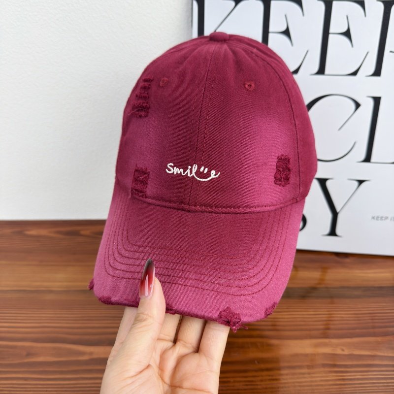 Women's Distressed Cotton Baseball Cap Kalsten 1784270843