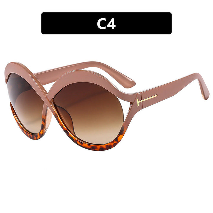 Women's extravagant Cat-Eye sunglasses with curved frame Kalsten