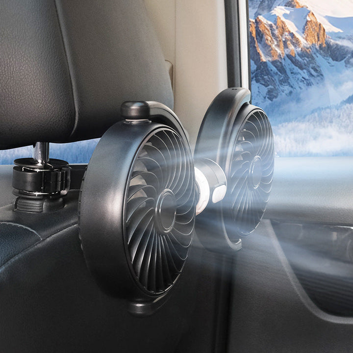 Unisex double fan with flexible holder Kalsten