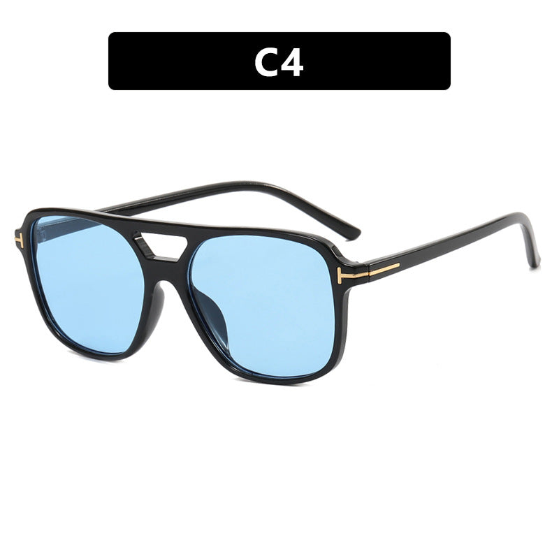 Women's fashionable square sunglasses with luxurious plastic frame and UV protection Kalsten