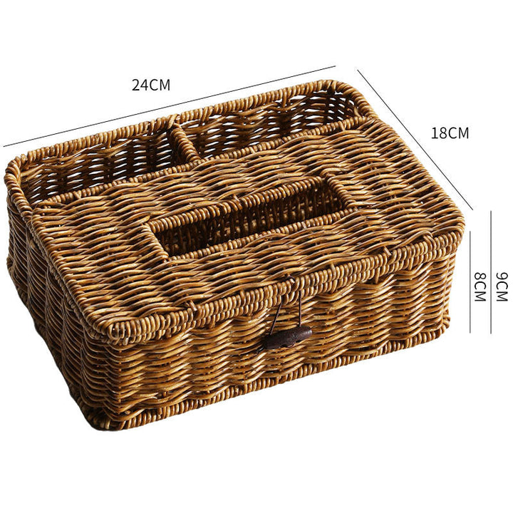 Handwoven Multi-Compartment Storage Caddy Kalsten