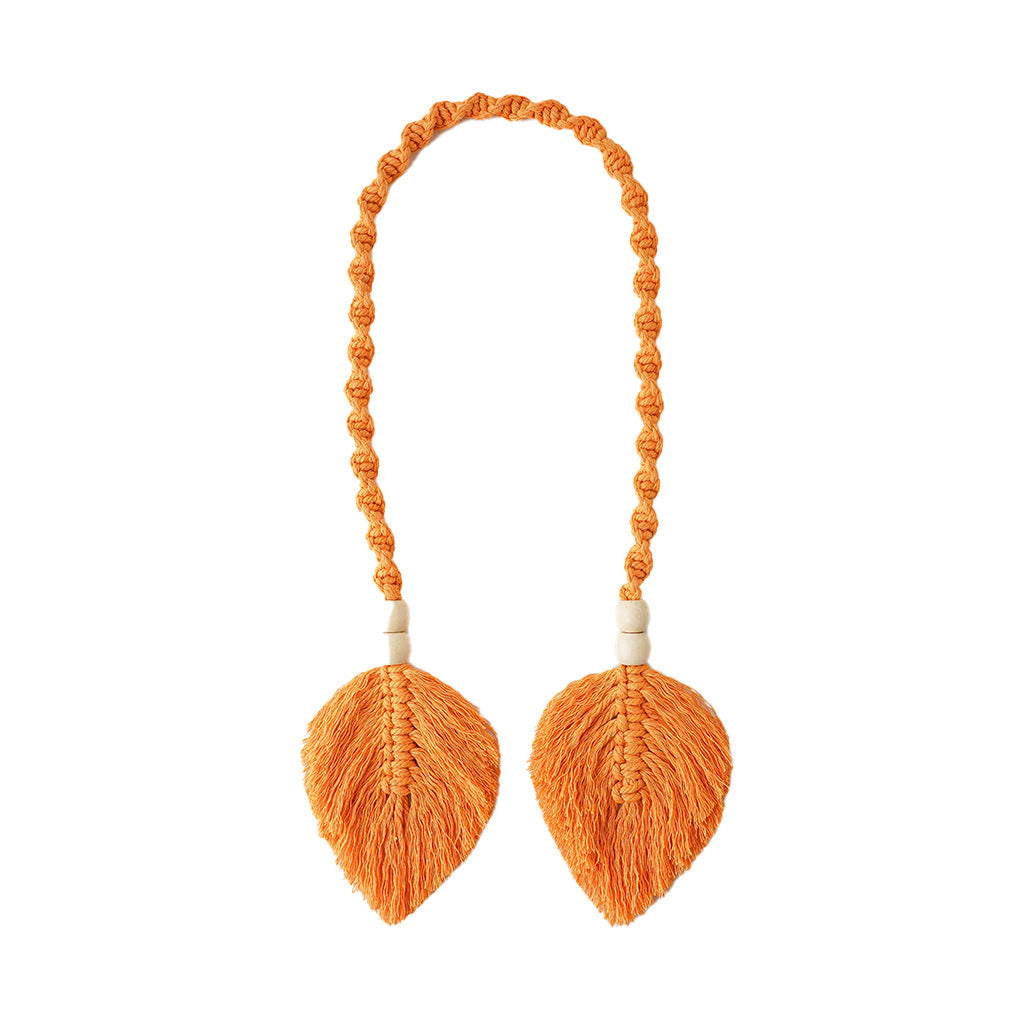 Decorative Macrame Leaf Wall Hanger Acalora