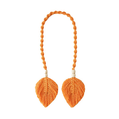 Decorative Macrame Leaf Wall Hanger Acalora