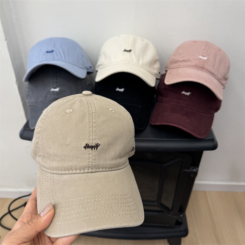 Men's Frayed Cotton Adjustable Baseball Cap Kalsten