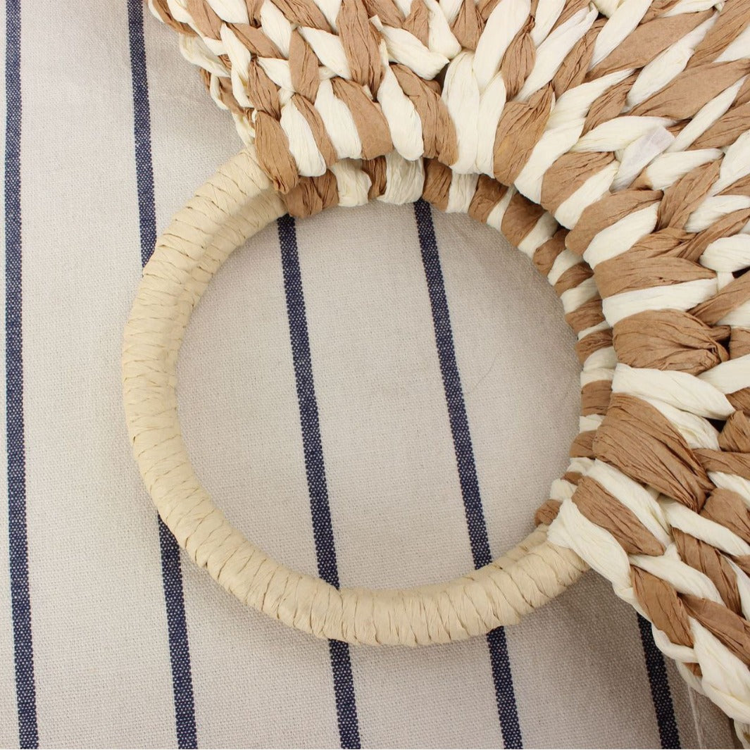 Braided Beach Bag with Ergonomic Handle Kalsten
