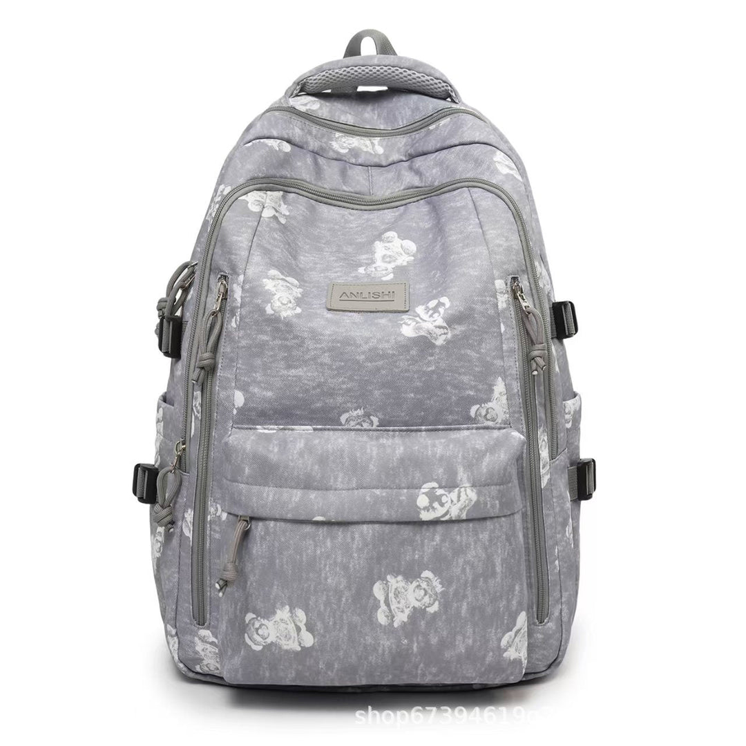 Versatile Graphic Printing Backpack Kalsten