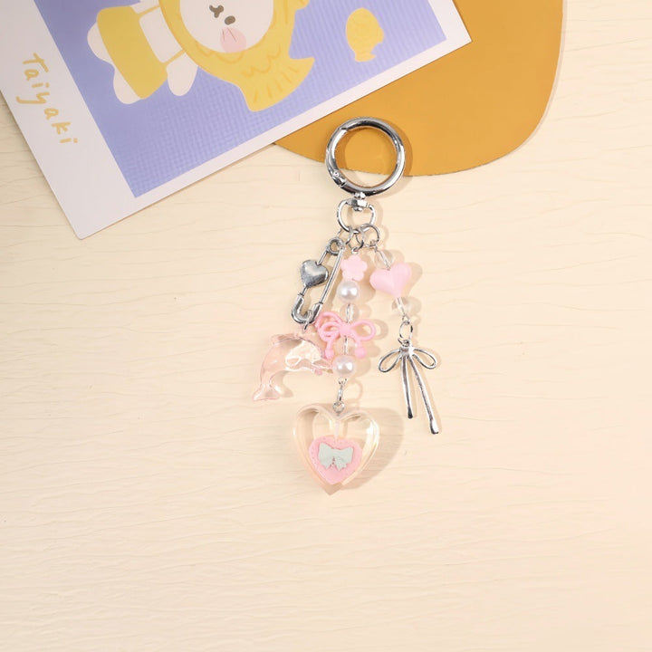 Playful keychain with colorful charms Kalsten