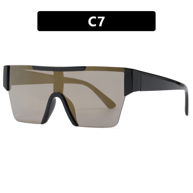 Women's futuristic sports sunglasses with UV protection and wide lens area Kalsten