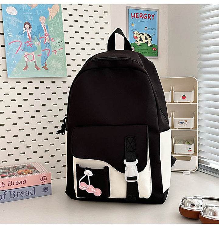 Multi-Pocket Casual School Backpack