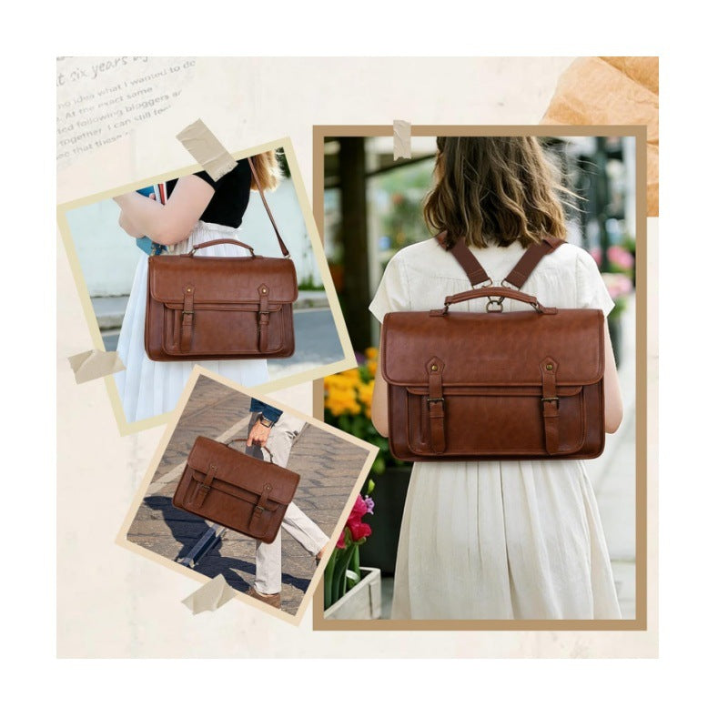 Elegant Laptop Briefcase with Multifunctional Compartments Kalsten