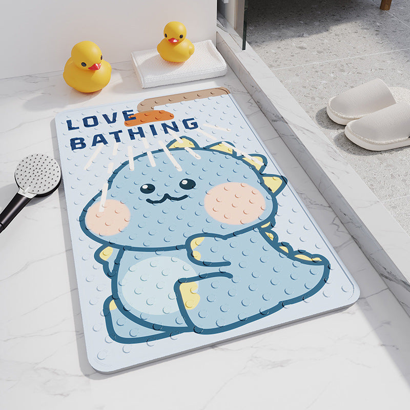 Cute Cat-Themed Bath Mat Kalsten