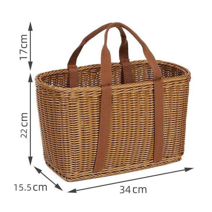 Women Handmade Storage Basket Made of Natural Material Kalsten
