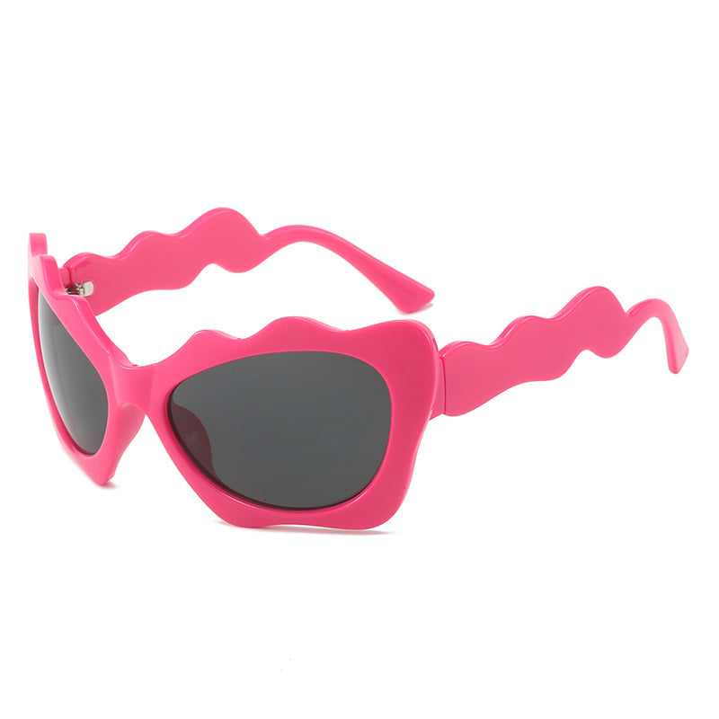 Ladies extravagant sunglasses with wavy frame design Kalsten