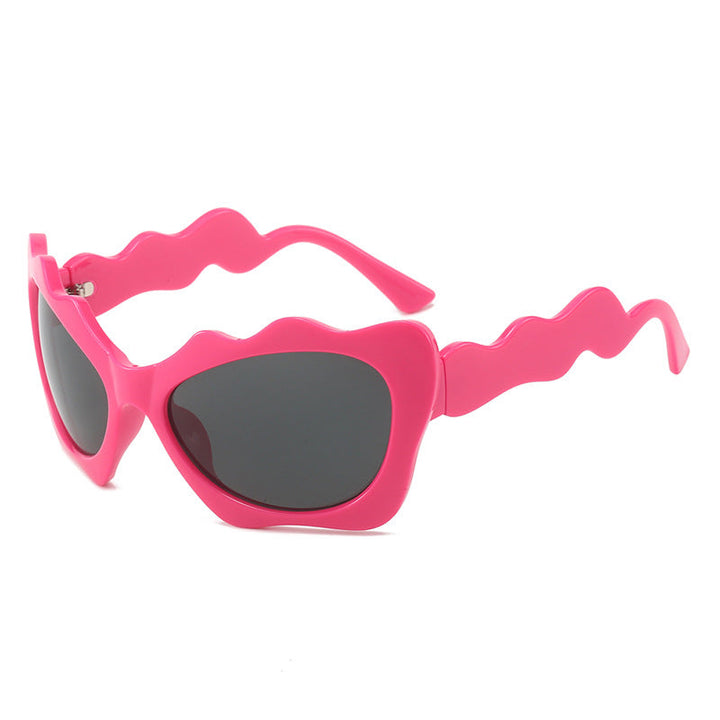 Ladies extravagant sunglasses with wavy frame design Kalsten