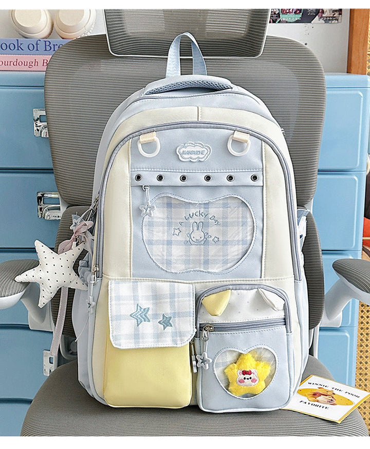 Multi-Functional Stylish Patterned School Backpack