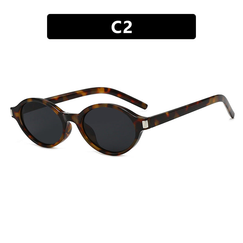 Women's elegant round sunglasses with modern frame Kalsten