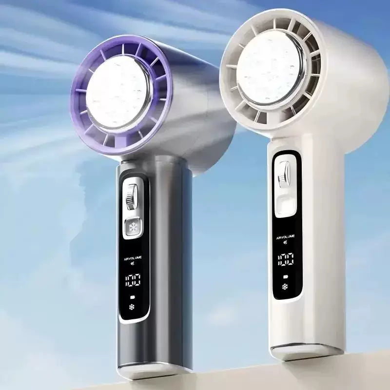 Unisex One Size Portable Personalized Thermoelectric Mini Air Cooler Fan with Smart Display and Adjustable Wind Kalsten