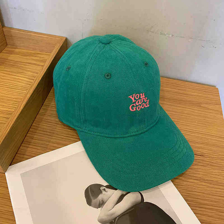 Men's Casual Distressed Message Baseball Cap Kalsten