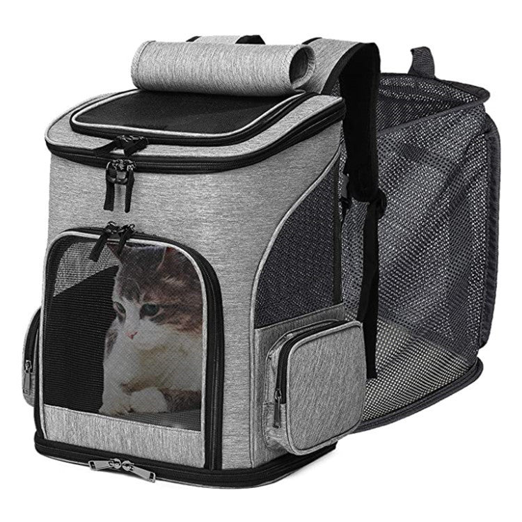 Cat transport backpack with breathable mesh panels Kalsten
