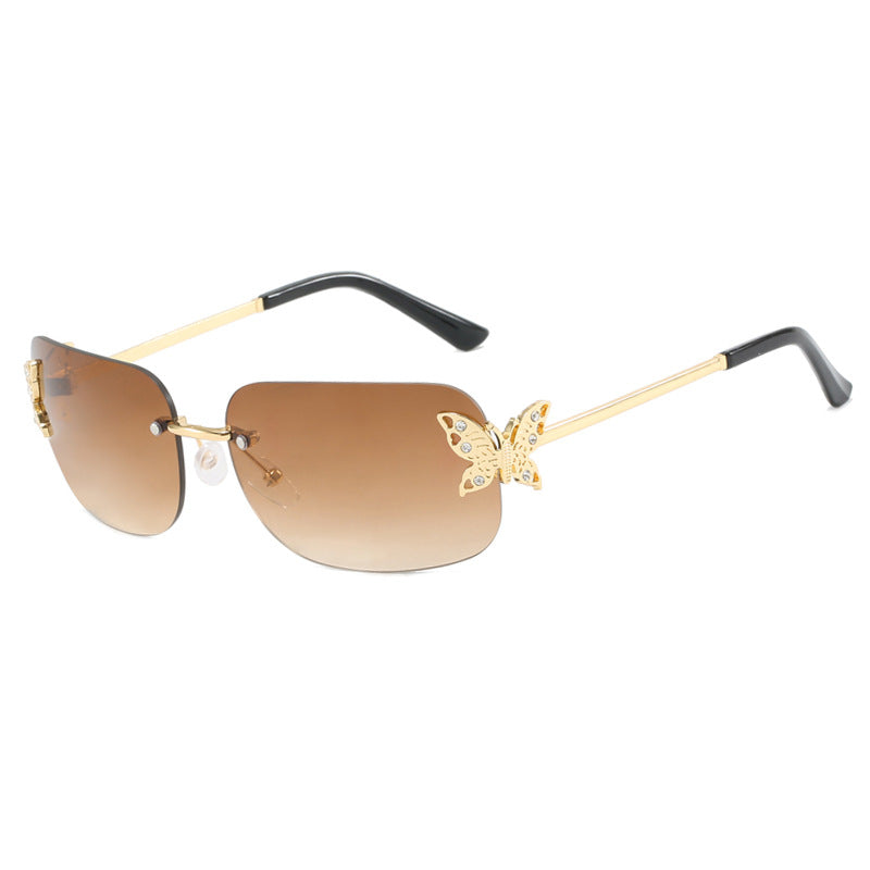 Ladies fashionable sunglasses with delicate butterfly design and protective lenses Kalsten