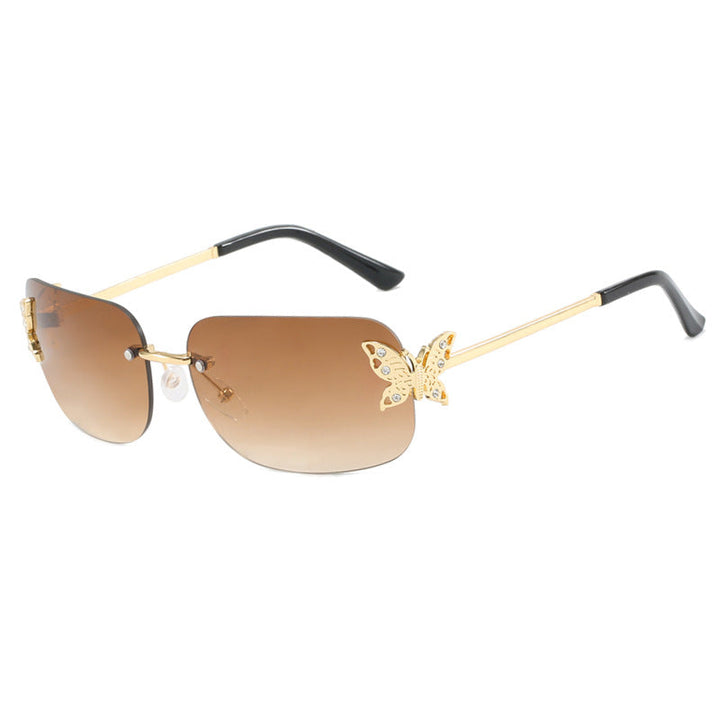 Ladies fashionable sunglasses with delicate butterfly design and protective lenses Kalsten