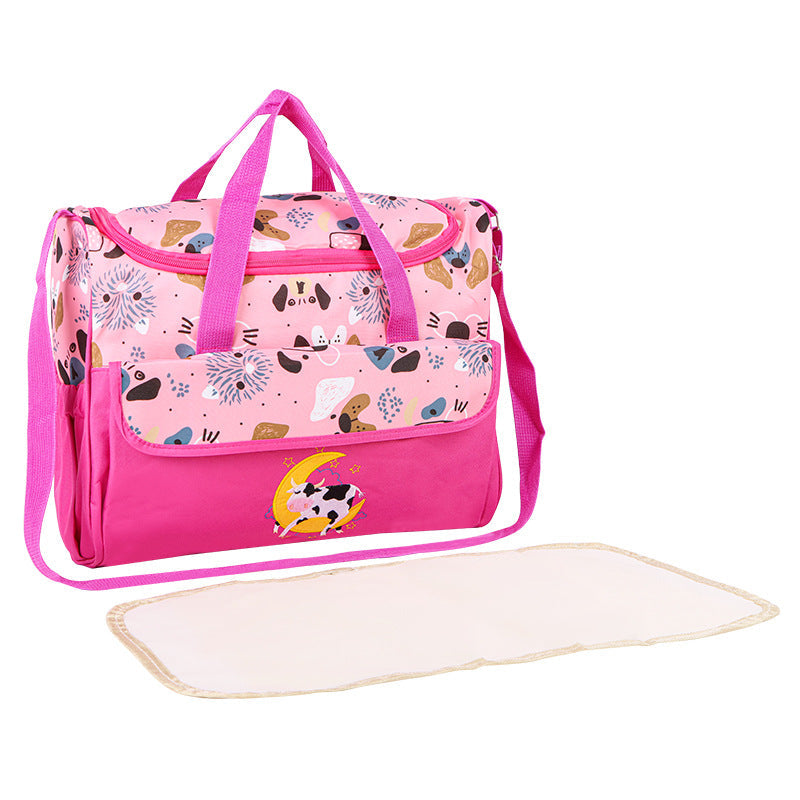 Multifunctional diaper bag with integrated changing mat Kalsten