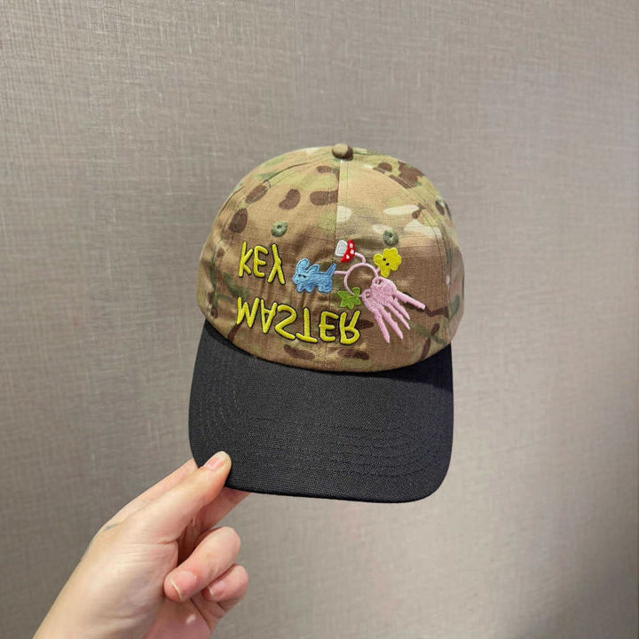 Unisex Embroidered Camo Cap Kalsten