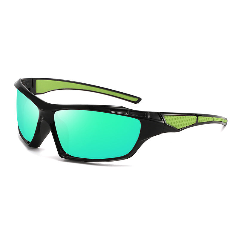Unisex nan sporty wraparound sunglasses with polarized, shatterproof polycarbonate lenses and non-slip nose pads Kalsten