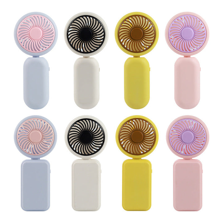 Women's Portable Handheld Fan with USB Charging Function and Adjustable Tilt Angle Kalsten
