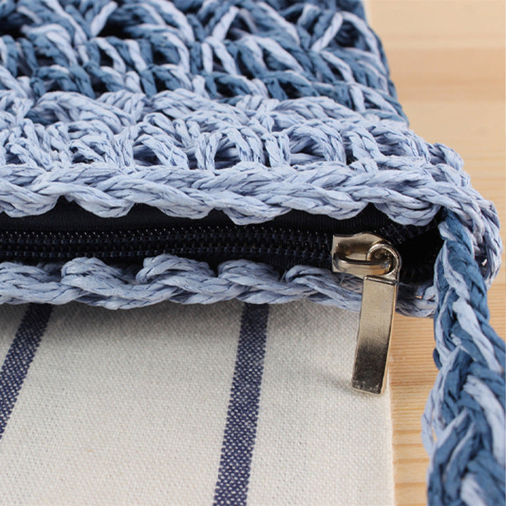 Handbag Made of Braided Natural Material with Unique Structure Design Kalsten