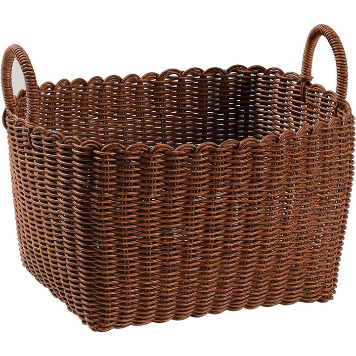 Handwoven Versatile Storage Basket with Ergonomic Handles Kalsten