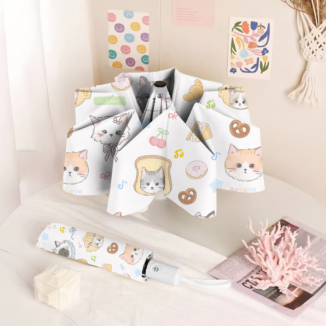 Women's umbrella with cute cat pattern Kalsten
