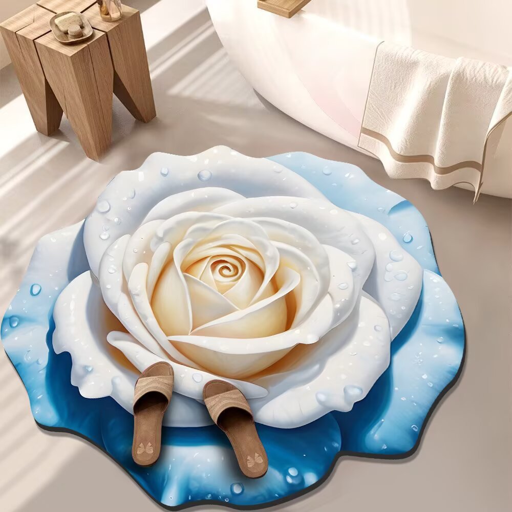 Cheerful Floral Decorative Area Rug Kalsten