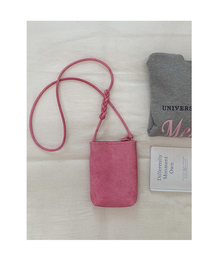 Fashionable shoulder bag with braided shoulder strap Kalsten