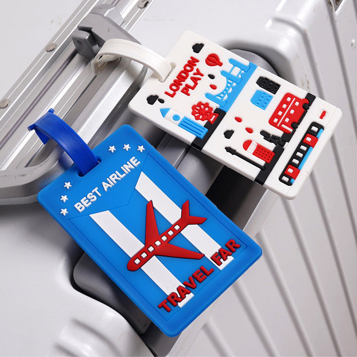 Unisex luggage tag with unique London design Kalsten