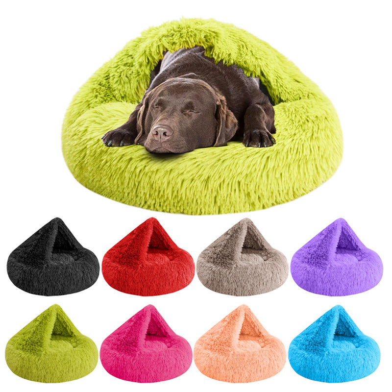 Cozy Plush Dog Bed